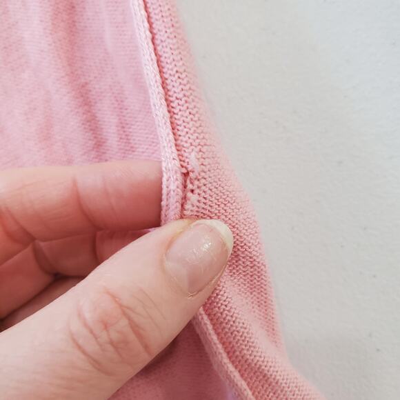 Intimately Free People Bodysuit Womens Medium Pink Lace Mock Neck Cottagecore - Picture 5 of 10